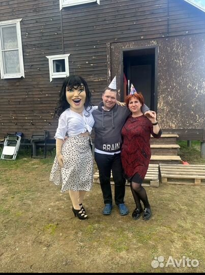 Ростовая кукла Лепс/Пирожков поздравит