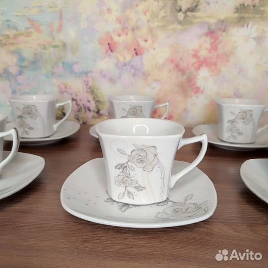 Чайный сервиз на 6 персон фарфор Bekker Германия