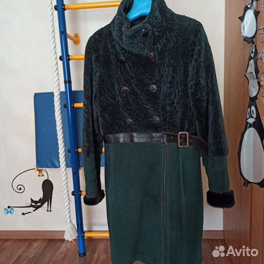 Дубленка натуральная женская 44 новая