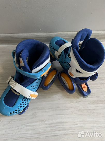 Роликовые коньки детские раздвижные