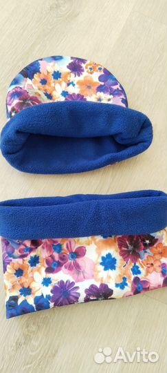 Шапка + снуд (комплект для двойни)