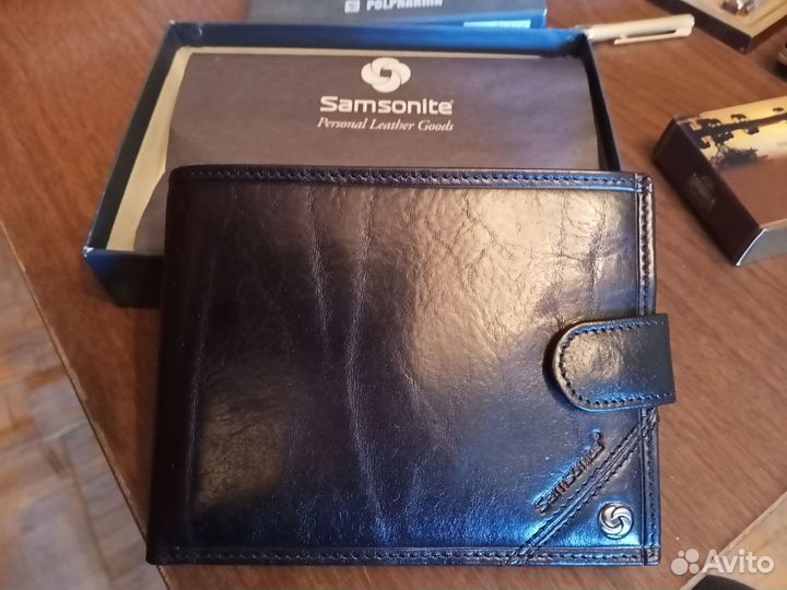 Бумажник мужской кожаный Samsonite