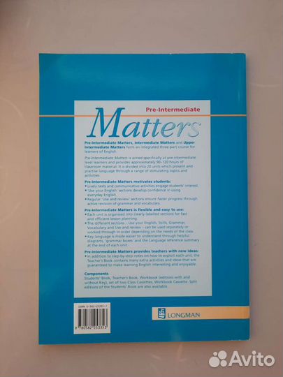 Matters pre-int. St. book