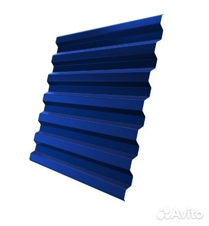 Профнастил С8А 0,4 PE RAL 5005 сигнальный синий