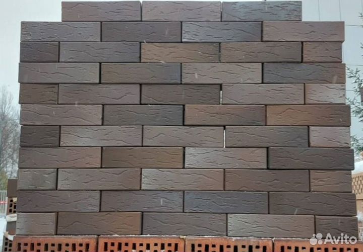 Клинкерный кирпич размером 1 нф