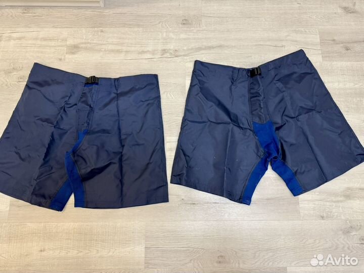 Чехол на шорты хоккейные темно синий Lutch