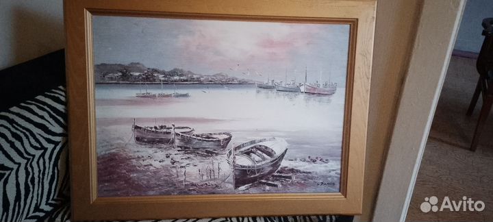 Картины цена за всё. С лодками- фотопечать