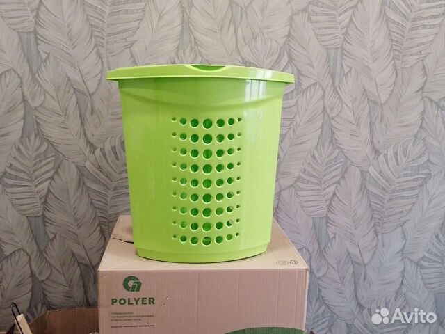 Корзина для белья угловая Новая