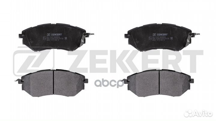 Колодки тормозные дисковые передние BS1241 Zekkert