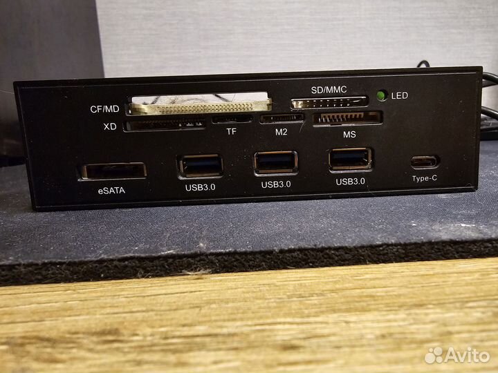 Картридер usb хаб 5.25 в корпус