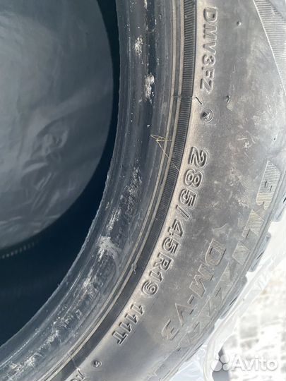 Bridgestone Blizzak DM-V3 255/50 R19 и 285/45 R19