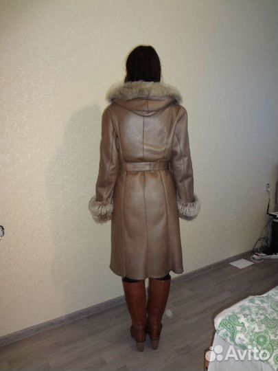 Натуральная облегченная дубленка 46 (M-L) ращмер