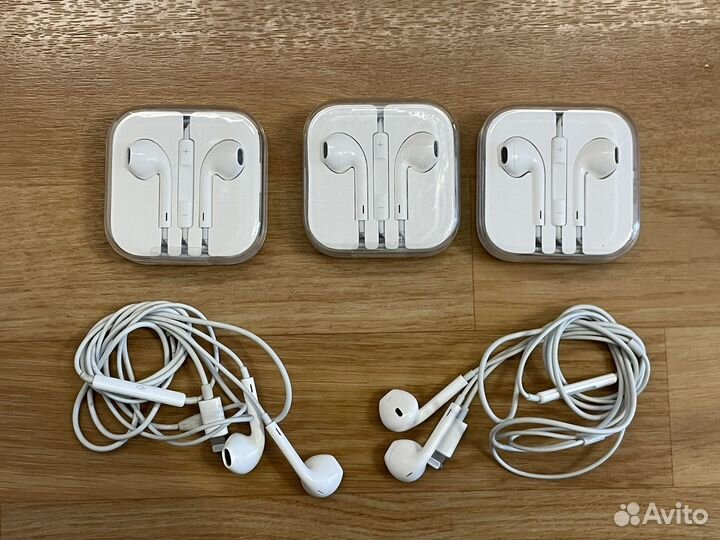Наушники Apple Earpods 3.5 мм и Lightning
