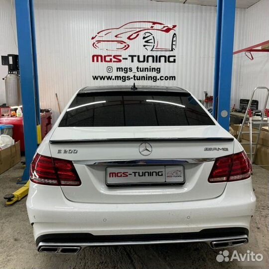 Диффузор c насадками E63s на E-class W212