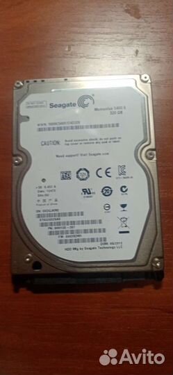 Жесткий диск Seagate Momentus 5400 320GB