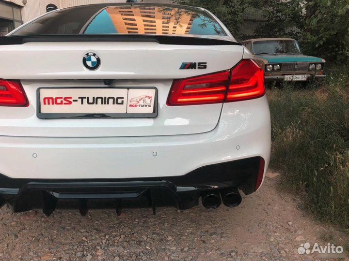 Тюнинг BMW 5 Series G30 Диффузор + Спойлер