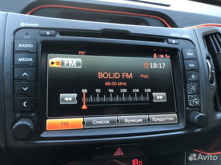 Автомагнитола kia sportage 3