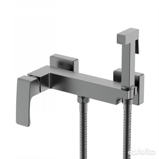 Гиг. душ со смесит. графит Raglo R01.51.09