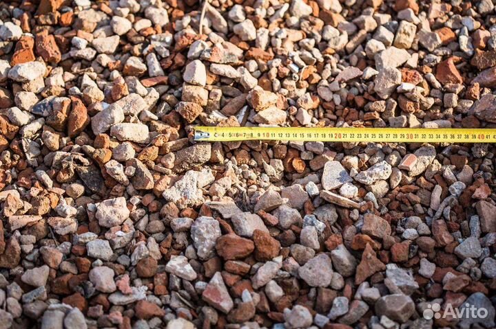 Бой кирпича с доставкой за 3 часа вторичный щебень