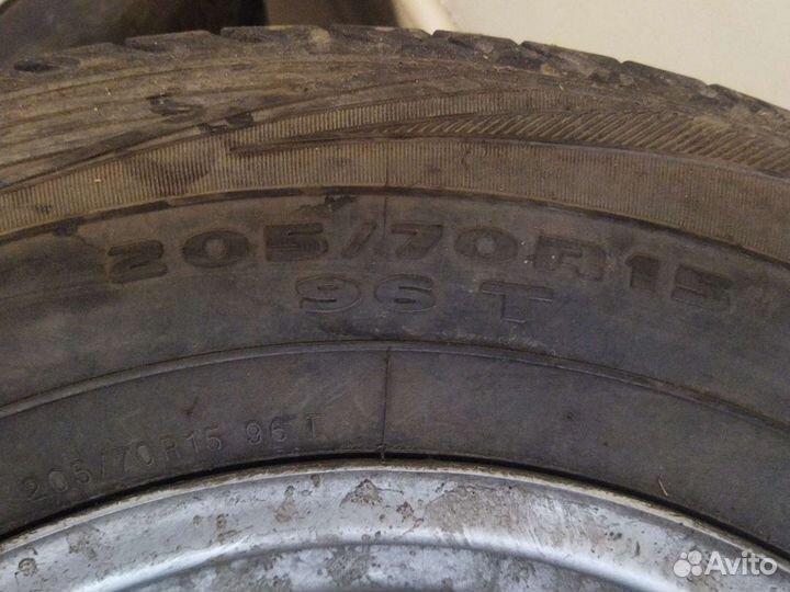 Летняя резина r15 кумхо 205/70/15 на дисках