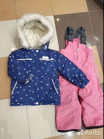 Зимний костюм для девочки 92