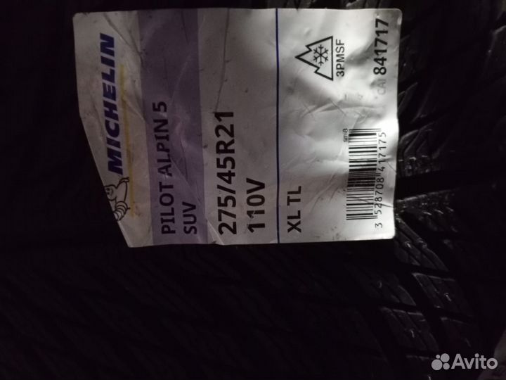 Michelin Pilot Alpin 5 SUV 275/45 R21 и 315/40 R21 115V