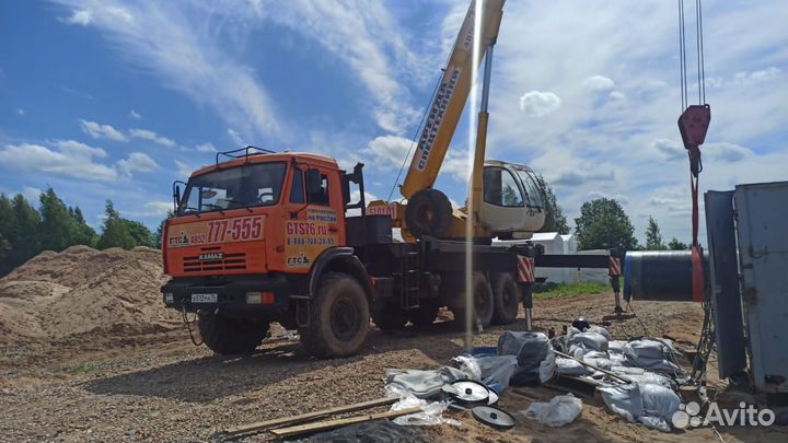 Аренда Автокрана вездеход г/п 25 тн стрела 31 м