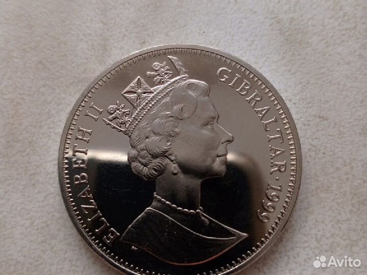 1 крона. Гибралтар. 1999 года