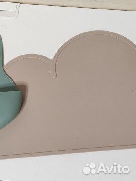 Нагрудник happy baby, силиконовый коврик