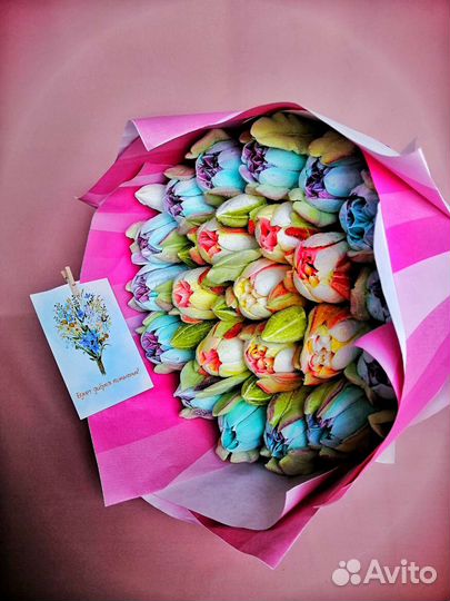 Зефирные тюльпаны