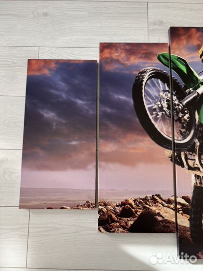 Модульная картина эндуро мотоспорт