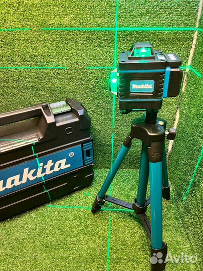 Лазерный уровень makita 4D нивелир 16 линий