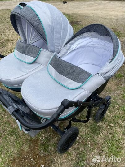 Коляска 2 в 1 indigo duo 18