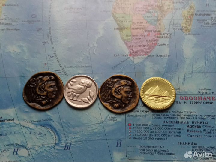 Монеты сокровища магнита