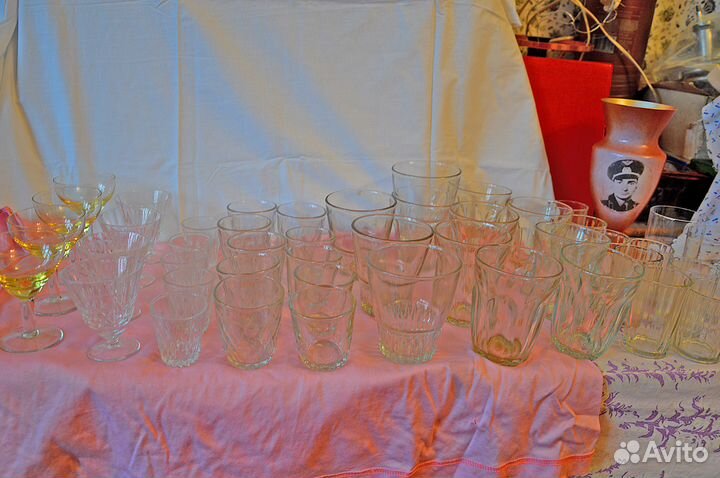 Стопки, фужеры, стаканы СССР