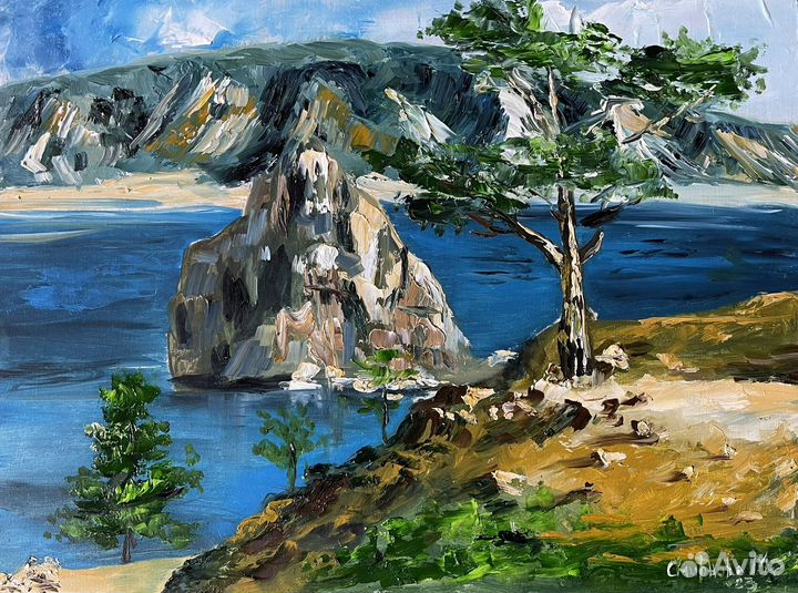 Картина маслом Байкал