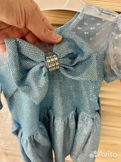 Нарядное платье для девочки 86