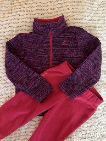 Костюм флисовый декатлон для девочки