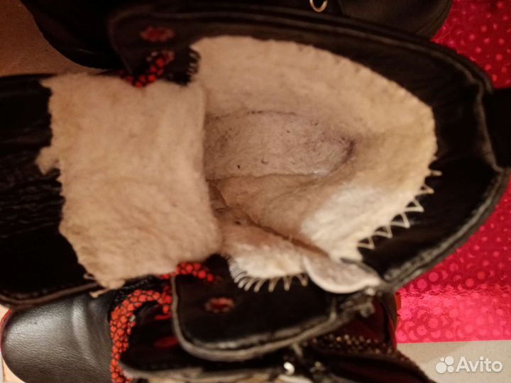 Ботинки для девочки утепленные 31