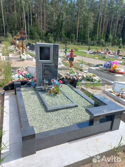 Установка гранитного поребрика / бордюра