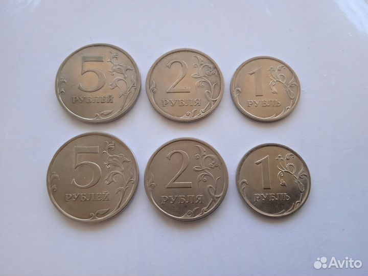 Монеты России 2009 спмд 6шт