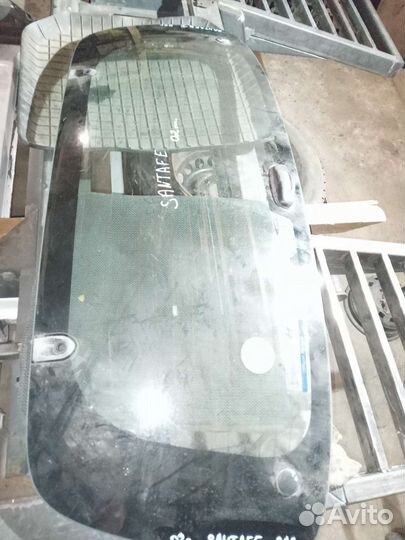 Стекло хлопушки hyundai santa fe1