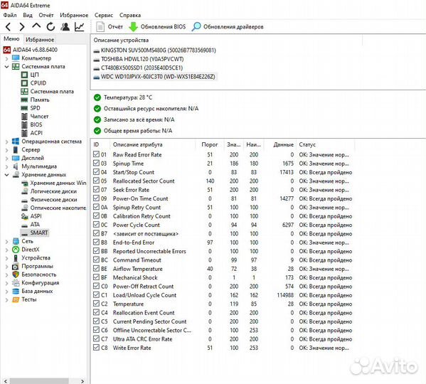 Жесткий диск WD 1Tb 2.5 (HDD 1Tb)