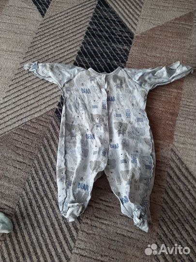 Слипы для новорожденного 62 размер 5 штук