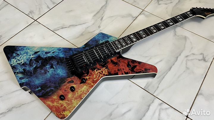 Ibanez Explorer flame & ice Dimarzio set (новая)