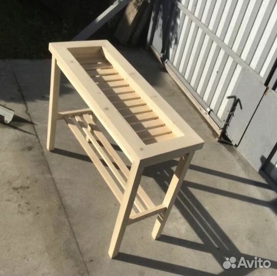 Полка для цветов подставка садовая цветочница