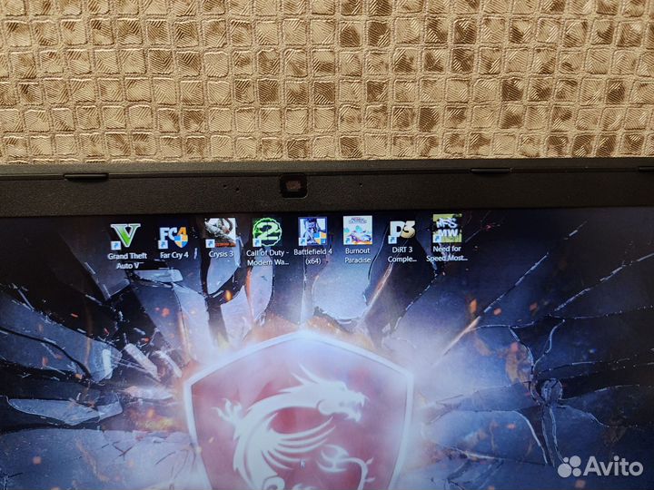 Игровой ноутбук MSI/GTX 850M/i7 4710HQ/озу12Gb/SSD