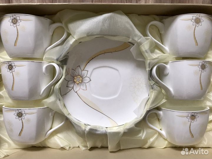 Чайный сервиз новый 6 персон