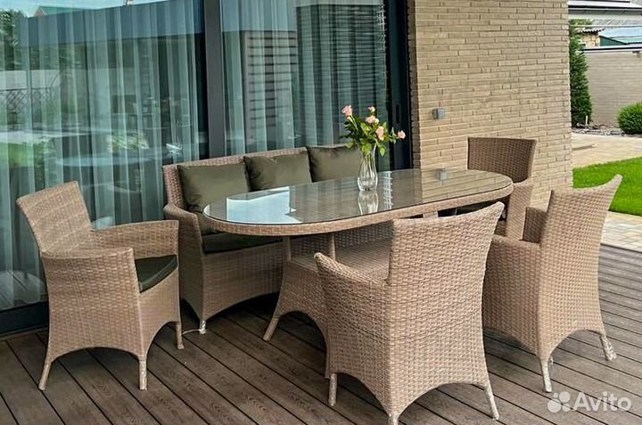 Комплект плетеной мебели 