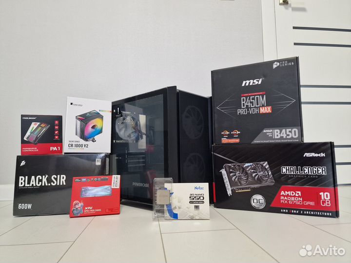 Игровой Пк Ryzen 5 5600/Rtx 4060/Ssd 1tb